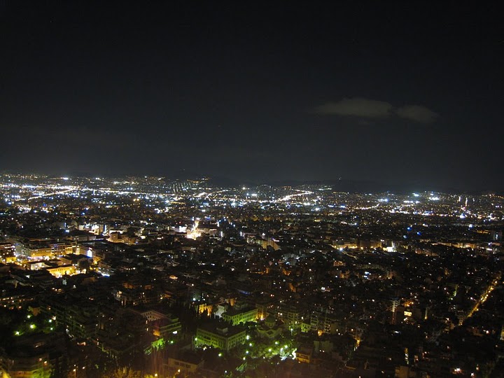 那裡來的綠色光?