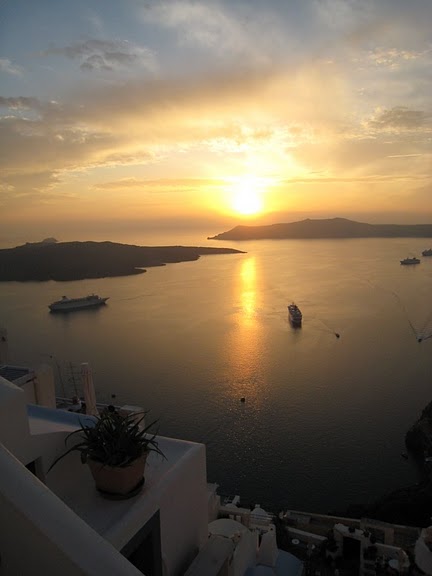 好有氣勢的日落