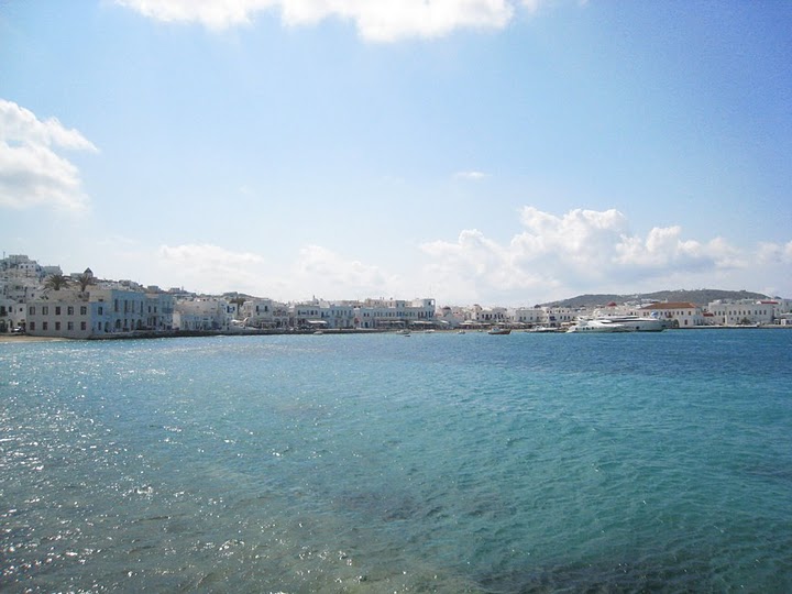 回到 Mykonos 的碼頭
