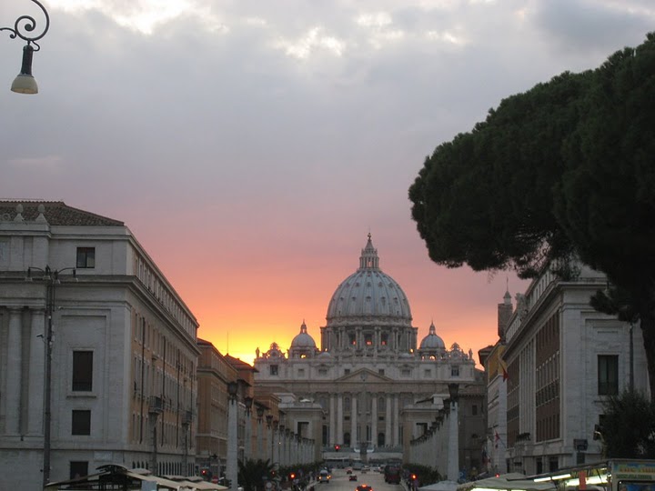 夕陽的 Vatican @ 2