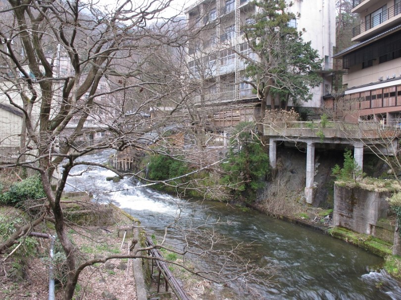 旅館露台的風景