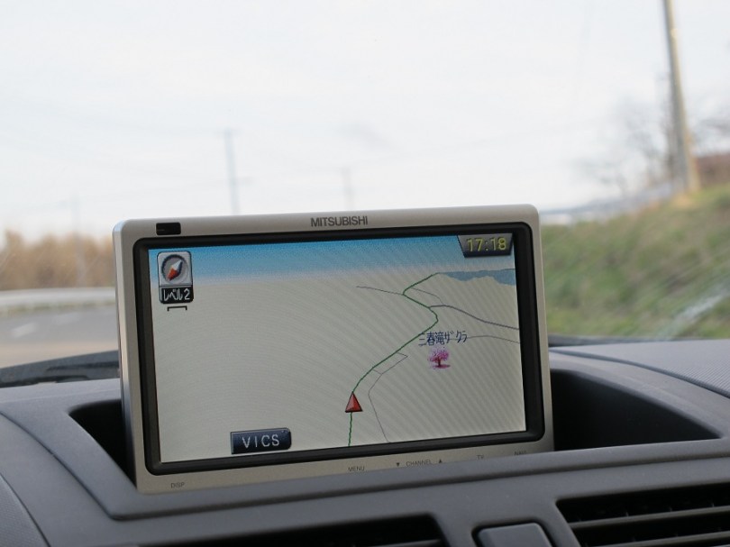 GPS居然自動顯示瀧櫻的位置