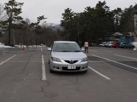 此次日本遊的愛駒(攝於五色沼附近的停車場)