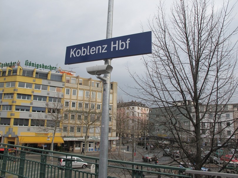 在Koblenz轉車