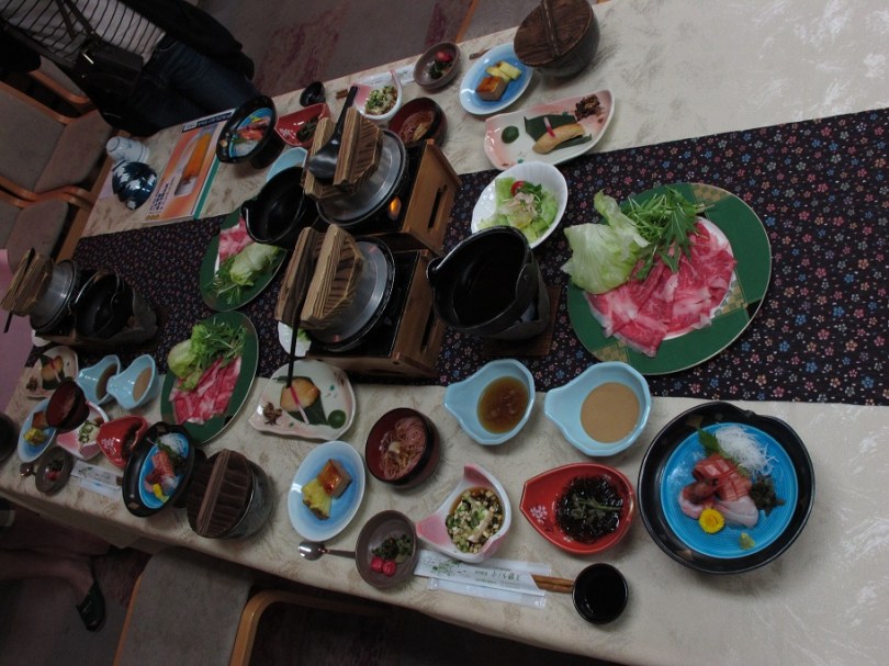 很豐富的晚餐