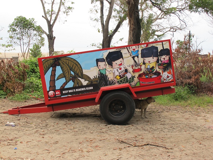 KEEP BALI'S BEACHES CLEAN(有待進步)