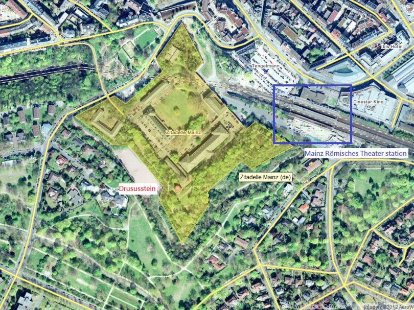 Drususstein的位置