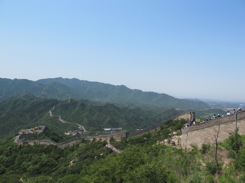 右邊便是北京城