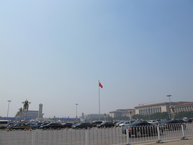 天安門廣場，也就是當年六四學生聚集的地方